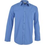 Mens Long Sleeve Haiden Shirt - Light blue