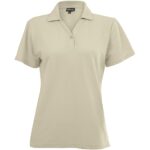 Ladies Melrose Heavyweight Golf Shirt - Stone