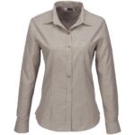 Ladies Long Sleeve Huntington Shirt - Khaki