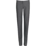 Ladies Cambridge Flat Front Pants - Grey