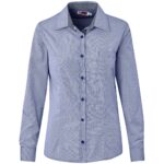 Ladies Long Sleeve Coventry Shirt - Royal blue